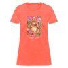 Bear Life Women's Cotton T-Shirt - heather coral