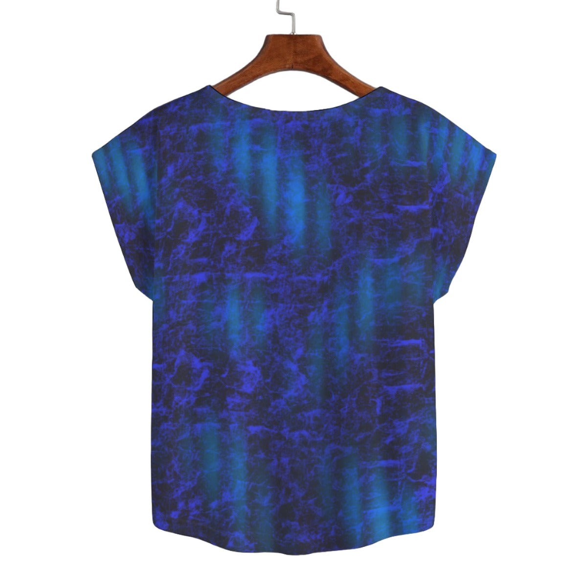 Blue Steel Curved Hem Top Large to 5 XL (FWS) 2