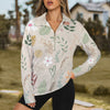 Boho Beige Zip Neck Long Sleeve Top up to 5 XL 1
