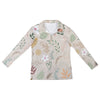 Boho Beige Zip Neck Long Sleeve Top up to 5 XL 5