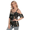 Boho Black Criss Cross Straps Top up to 4 XL (FWS) 3
