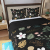 Boho Black Three Piece Bed Cover Set black black 3