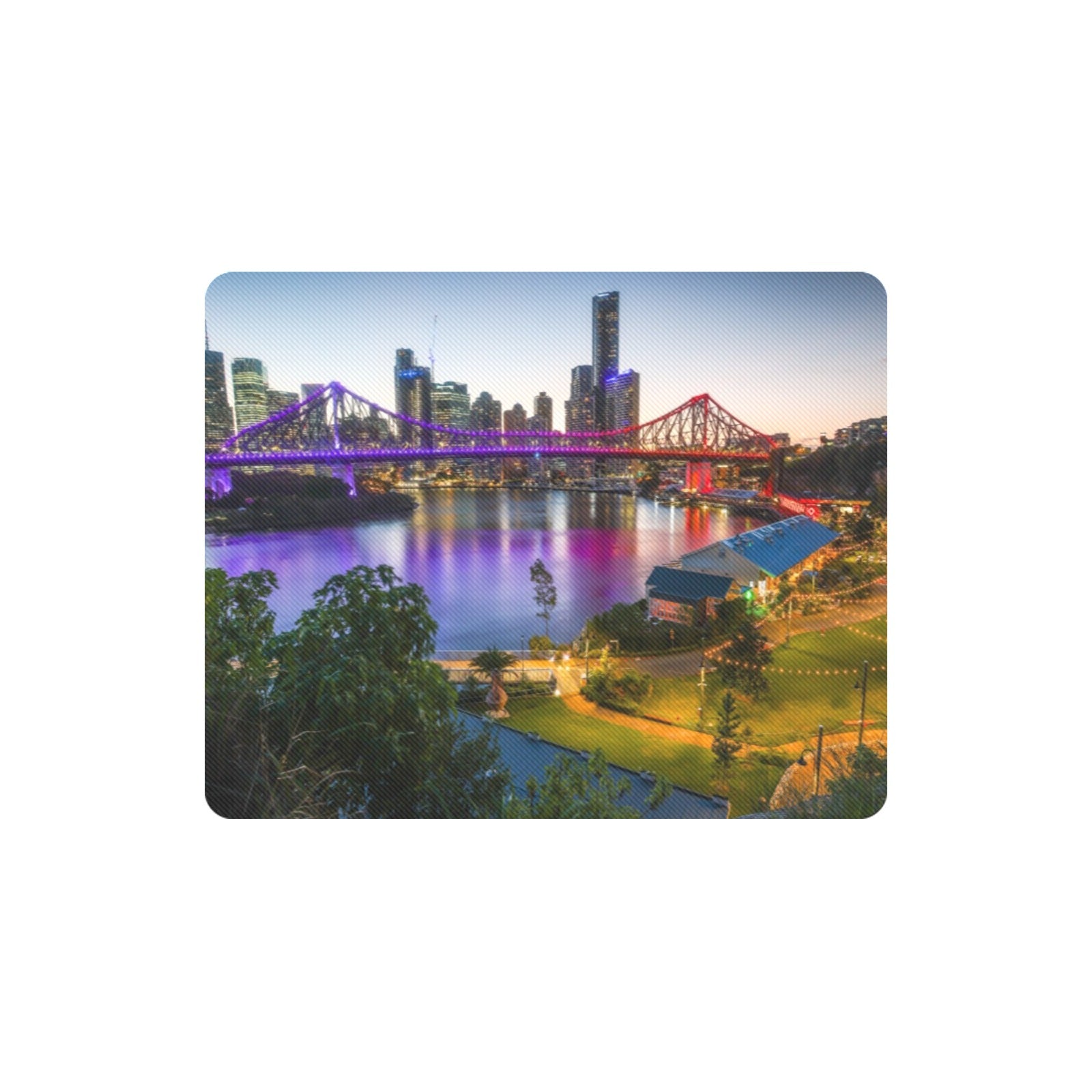 Brisbane City Rectangle Mousepad (Made In Australia) 1