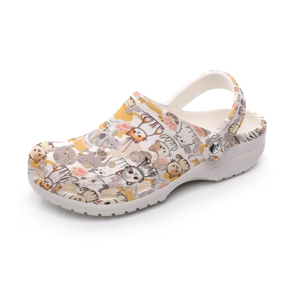 Busy Cats White Rubber Shoes up to size 12 2