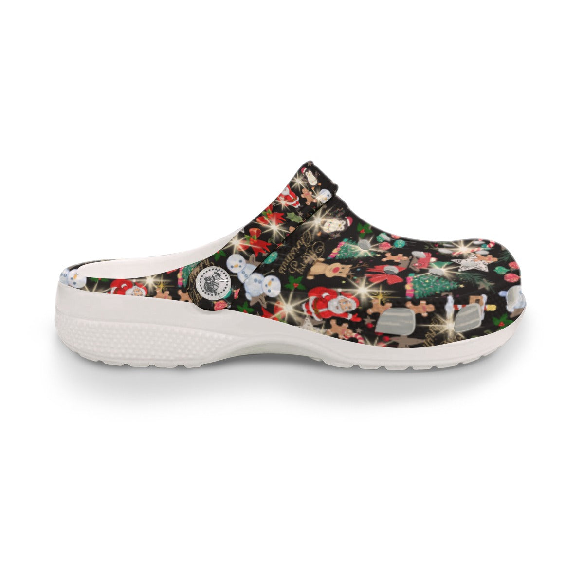 Christmas Black Men's Rubber Shoes up to Size 13 2