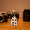 Colourful Cameras Oval Pendant Necklace (FWS) cameras