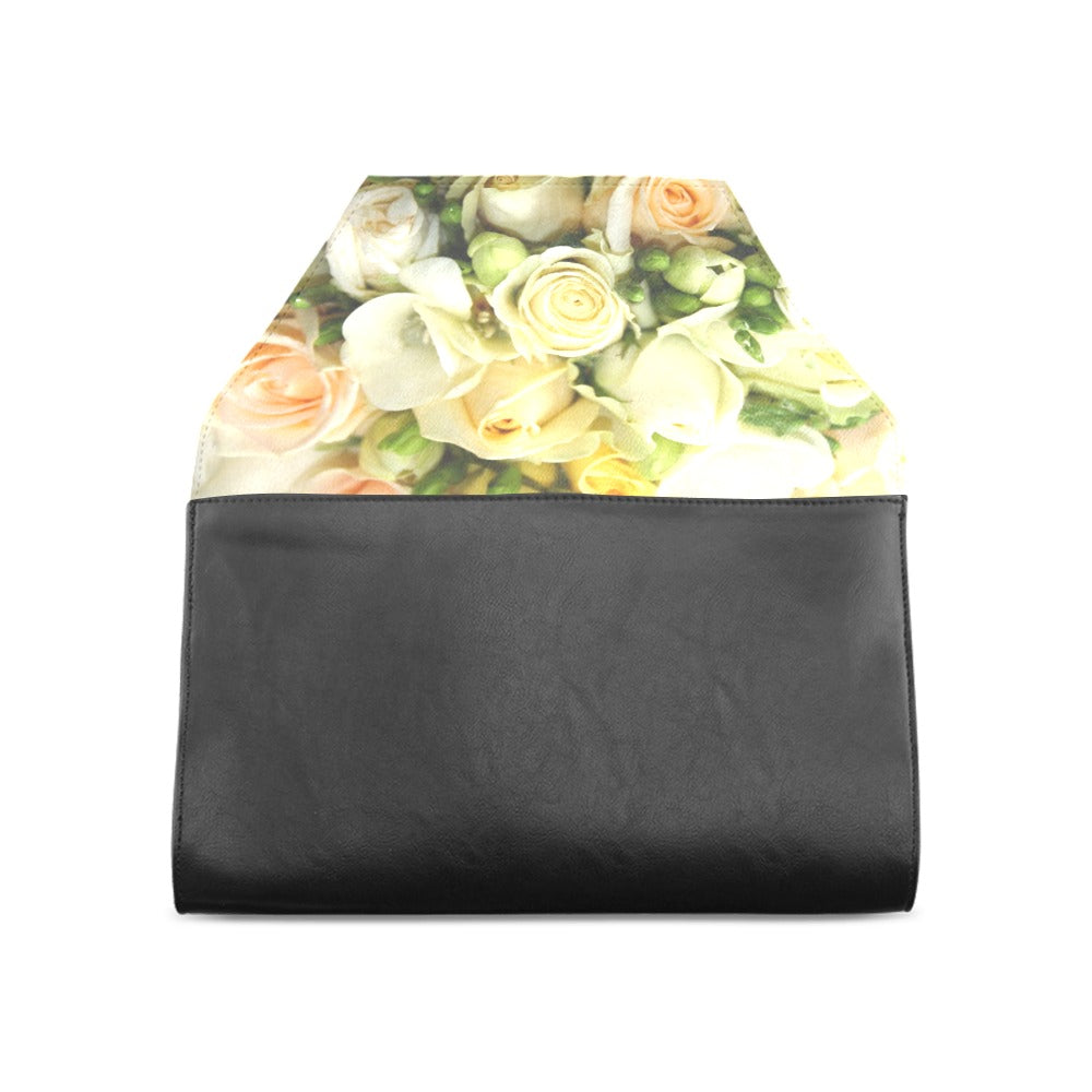 Cream Roses Clutch Bag 3