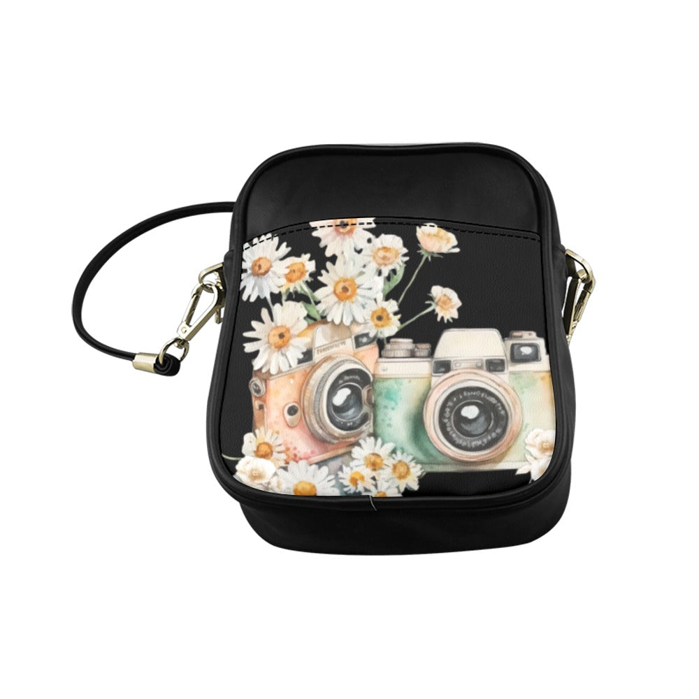 Daisy Cameras Small Black Shoulder Sling Bag 5