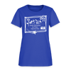 Easily Distracted By Photo Opportunities Cotton T-Shirt - royal blue