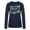 Easily Distracted by Photo Opportunities Long Sleeve T-Shirt - navy