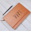 Every Day Brings Fresh Hope Brown Vegan Leather Bound Journal 2