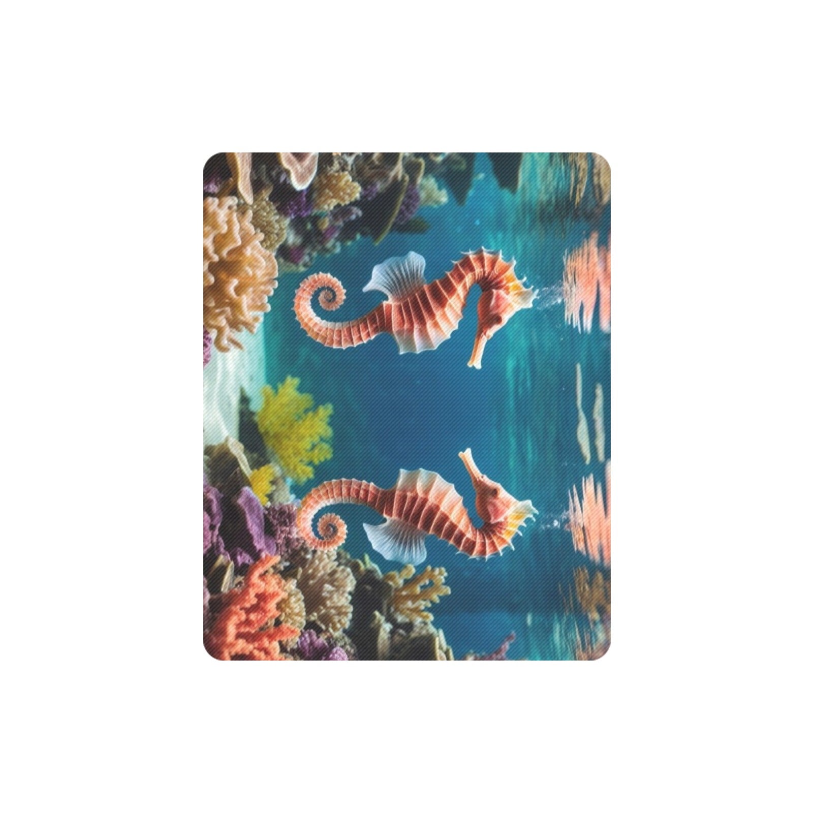 Fantasy Seahorses Rectangle Mousepad (Made In Australia) 4