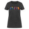 Five Feathers Women's Cotton T-Shirt - heather black