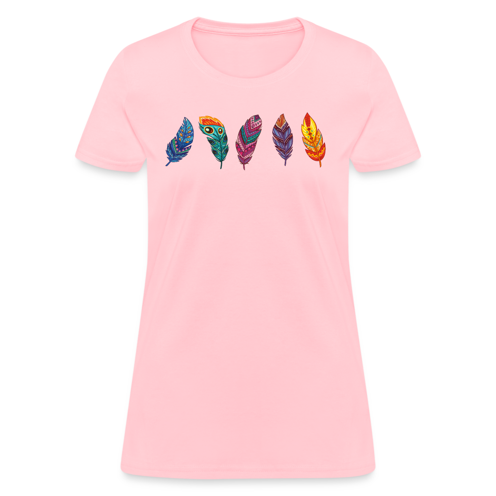 Five Feathers Women's Cotton T-Shirt - pink