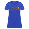 Five Feathers Women's Cotton T-Shirt - royal blue