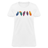 Five Feathers Women's Cotton T-Shirt - white