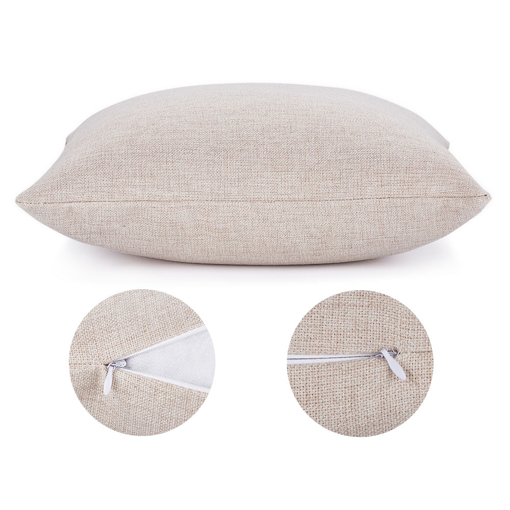 Floating Frangipani Cotton Linen Cushion Covers in 3 Sizes (FWS) 10