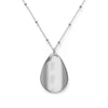 Floating Frangipanis New Oval Pendant Necklace (FWS) 2