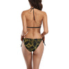 Golden Frangipani Black Halter Neck Bikini with Front Buckle up to 5 XL (FWS) 3