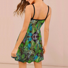 Graphic Jungle Black Short Dress up to 2 XL (FWS) 3