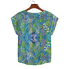 Graphic Jungle Blue Curved Hem Top Large to 5 XL (FWS) 2