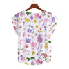 Graphic Orchids Curved Hem Top Large to 5 XL (FWS) 2