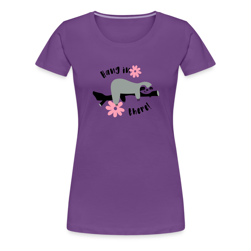 Hang In There T-Shirt - purple