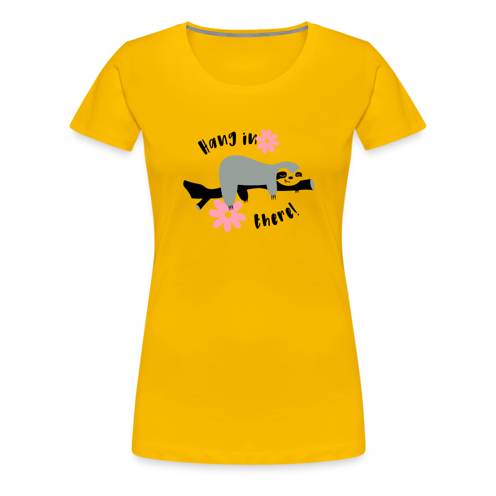 Hang In There T-Shirt - sun yellow