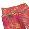 Hawaiian Red High Waist Long Leggings With Side Pockets up to 6 XL 3