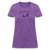 Home is Where the Dog Is Women’s T-Shirt - purple heather