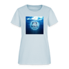 Home is Where the Waves Crash Cotton T-Shirt up to 3 XL - light blue