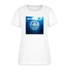 Home is Where the Waves Crash Cotton T-Shirt up to 3 XL - white
