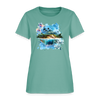 Island Mountain Women's T-Shirt - aquatic