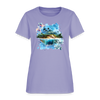 Island Mountain Women's T-Shirt - lavender