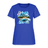 Island Mountain Women's T-Shirt - royal blue