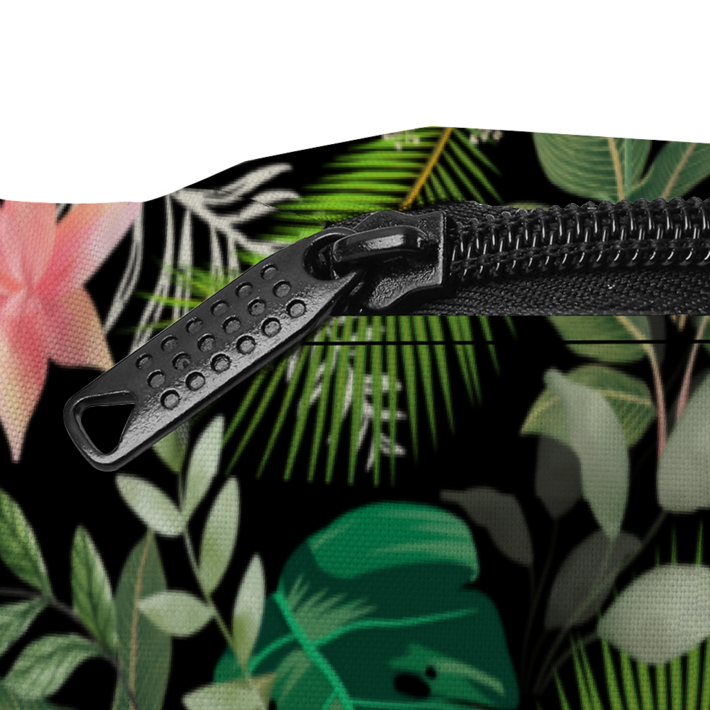 Jungle Black Unisex Waist Bag / Fanny Pack / Bum Bag 5