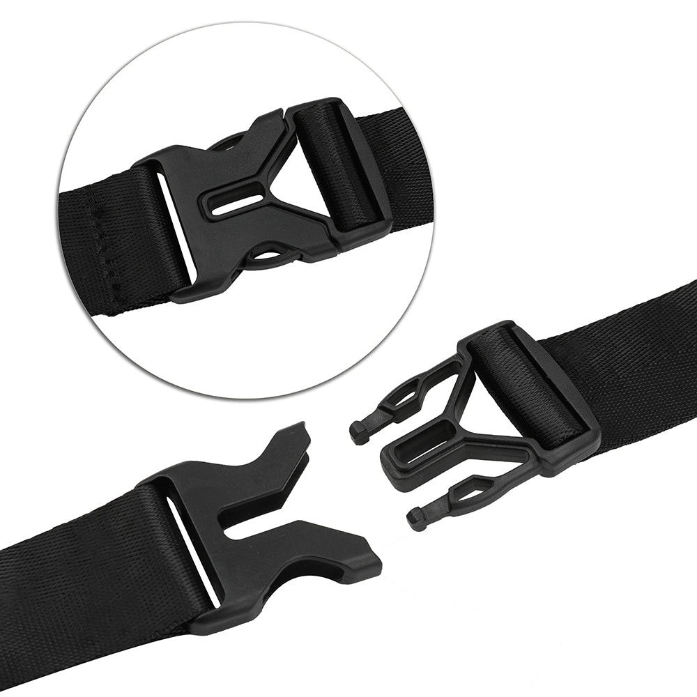 Jungle Black Unisex Waist Bag / Fanny Pack / Bum Bag 7