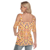 Leopard Fire Criss Cross Straps Top up to 4 XL (FWS) 4