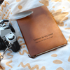 Letters to My Love Brown Vegan Leather Bound Journal 5