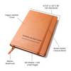 Letters to My Love Brown Vegan Leather Bound Journal 8