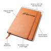 Life is an Adventure Brown Vegan Leather Bound Journal 8