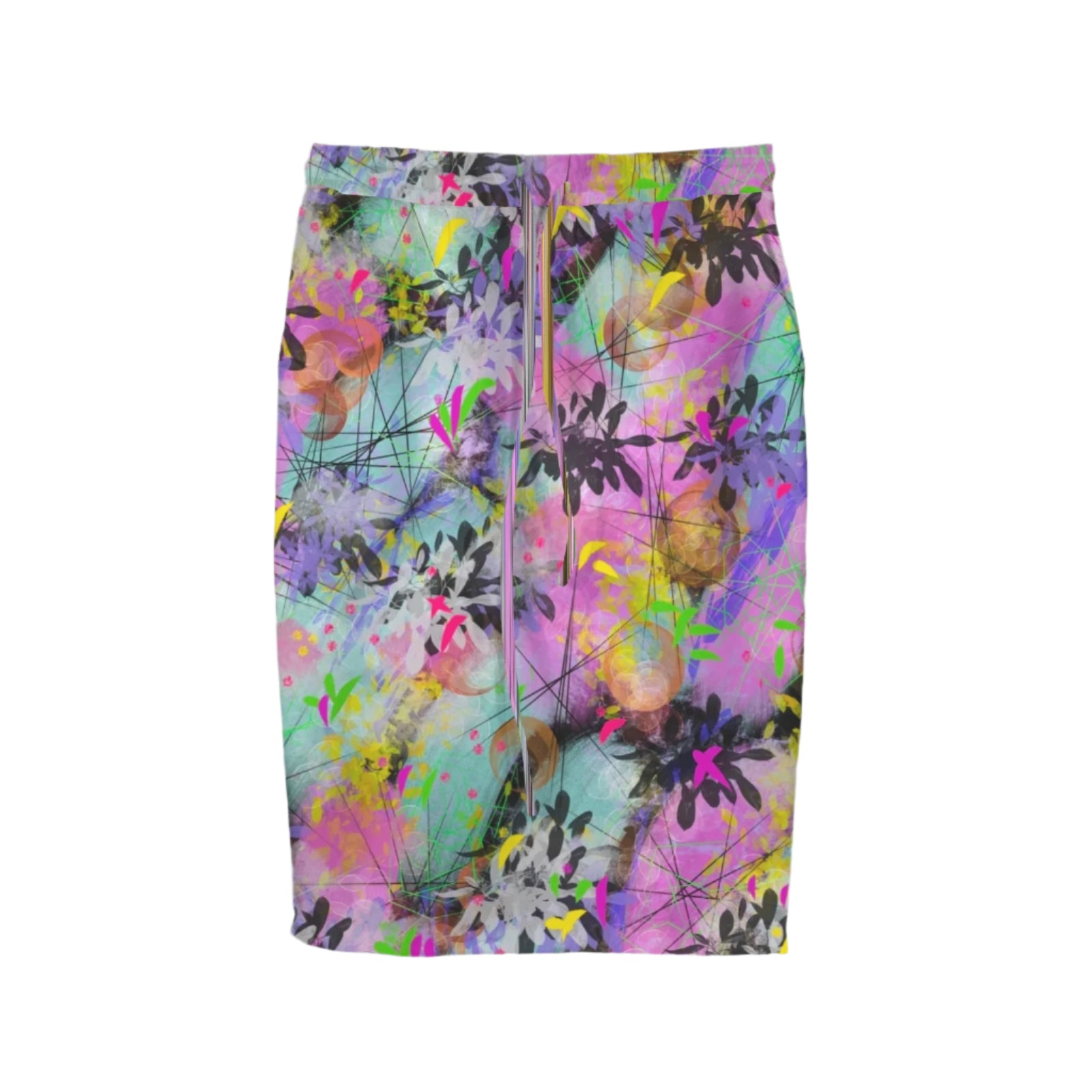 Midsummer Nights Knee Length Double Pocket Skirt up to 5 XL 4
