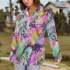 Midsummer Nights Zip Neck Long Sleeve Top up to 5 XL 2