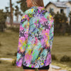 Midsummer Nights Zip Neck Long Sleeve Top up to 5 XL 3