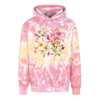 Multi Frangipani Pink Tie Dye Hoodie up to 2 XL 1