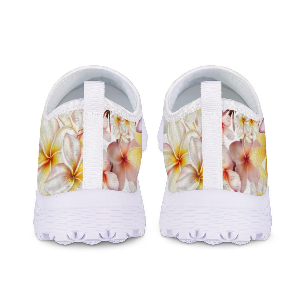 Multi Frangipanis White V2 Non-Slip Sneakers Lightweight 6