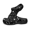 Musical Notes Black Unisex Rubber Clogs up to size 12 4