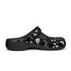 Musical Notes Black Unisex Rubber Clogs up to size 12 5