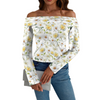 New_Daisies_Off_Shoulder_Slim_Fit_Long_Sleeve_Top_up_to_5_XL_White