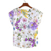 New Large White Floral Curved Hem Top Large to 5 XL (FWS) 2